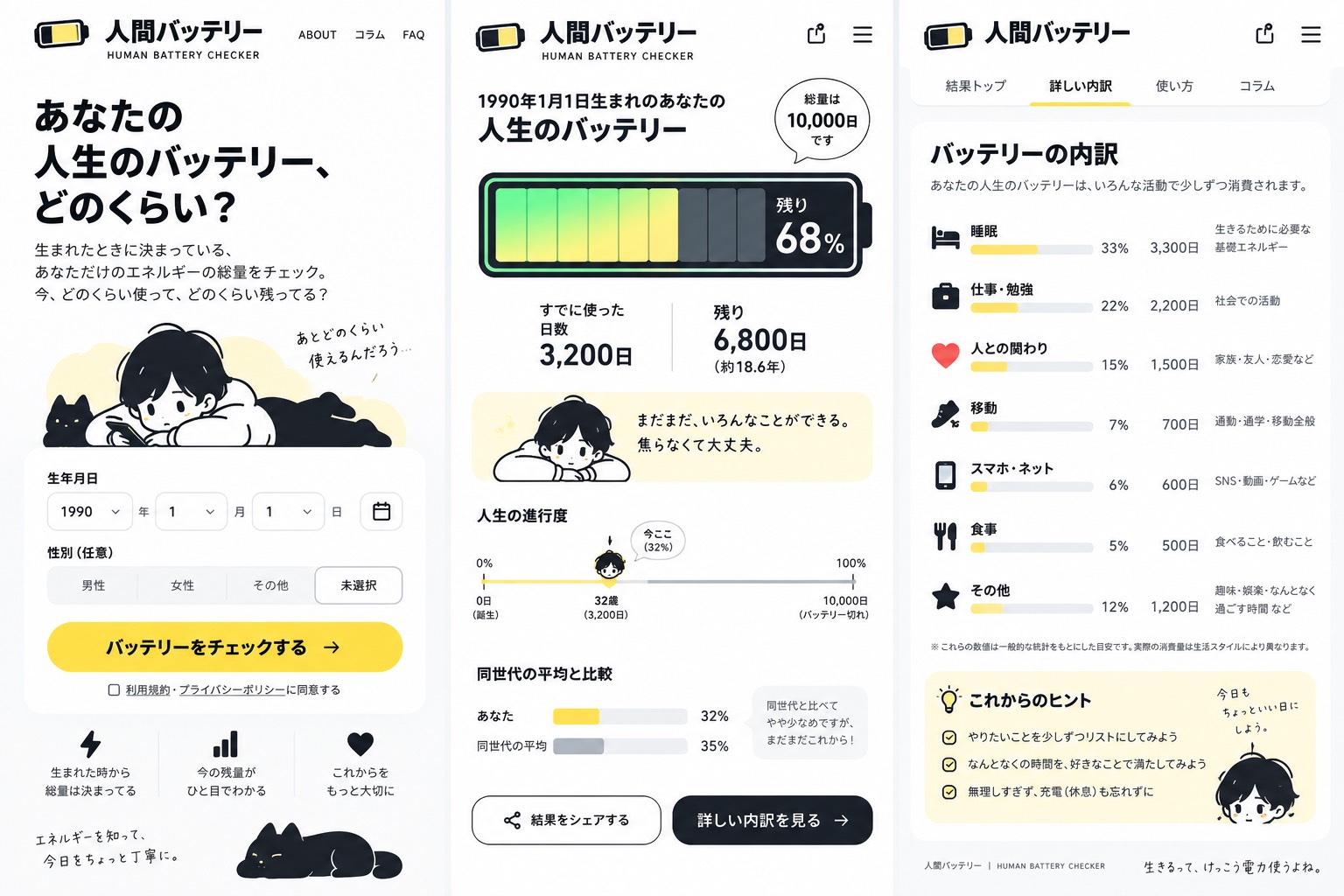 ゆったりと寝そべる黒猫